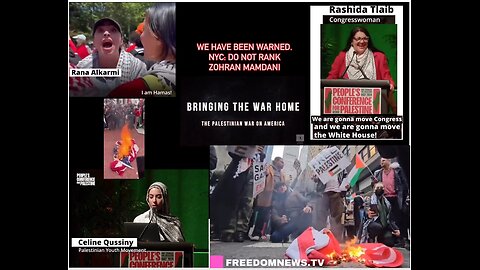 WW3 Update: The War is Here: Maybe it will finally sink in. Americans we have been warned. NY Zohran Mamdani. He is a Communist 8 m