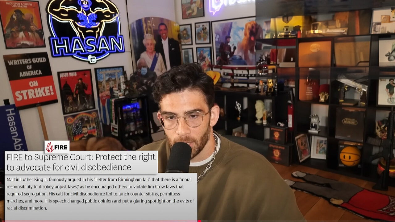 The extremist Hasan Piker.