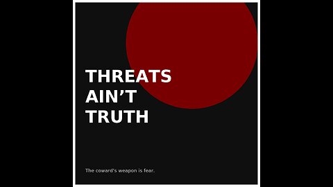 The Coward’s Currency – How Trolls Use Threats as Weapons.
