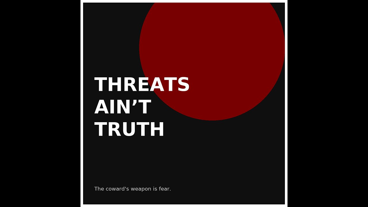 The Coward’s Currency – How Trolls Use Threats as Weapons.