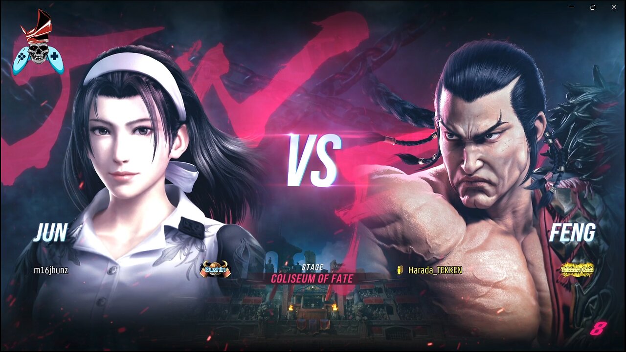 TEKKEN 8 Skulled Jun Kazama Tekken King promotion match