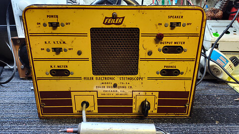 1946/1947 Feiler Electronic Stethoscope and Carlson Super Probe