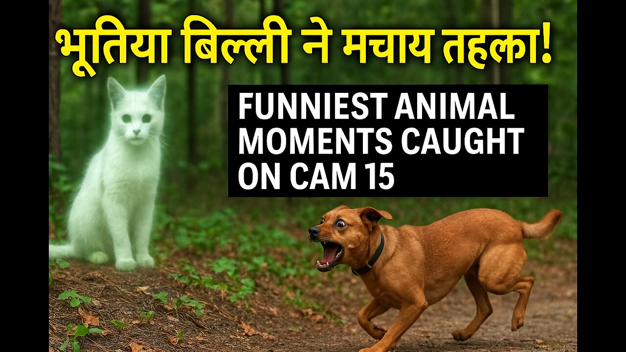 भूतिया बिल्ली ने मचाया तहलका! FUNNIEST ANIMAL MOMENTS CAUGHT
