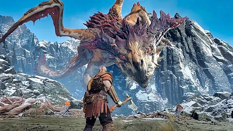 God of War 4 – Epic Dragon Boss Fight (No Commentary | 4K Ultra HD) 🐉⚔️