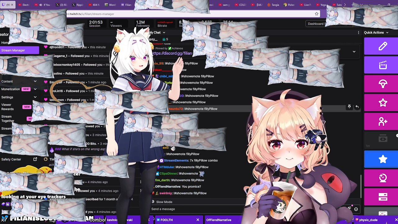 Filian VS SquChan Sus Eyetracker Challenge (7/14/2025)