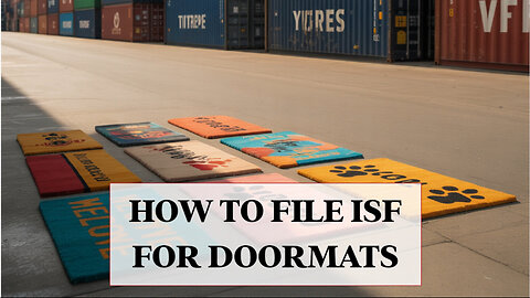 How To File ISF For Doormats