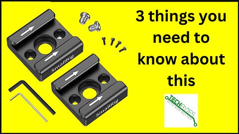 3 things you need to know about SmallRig Cold Shoe Mount (2pcs Pack) with 1/4"-20 Thread