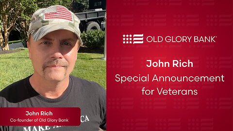 John Rich's Special Announcement for Veterans!