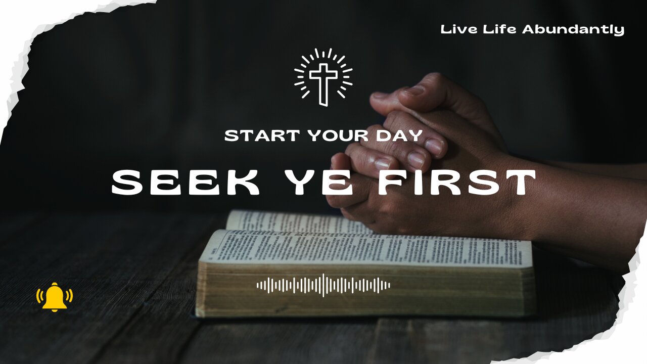 Praying for Prosperity? Seek Ye First!