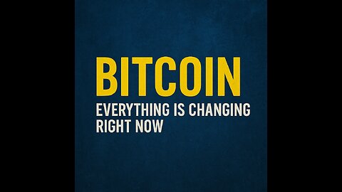 π Bitcoin: Everything Is Changing Right Now !