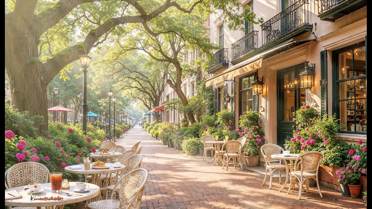 Charming Street Cafe Jazz Relaxing Morning Jazz Music Soft Bossa.