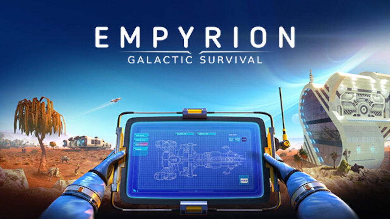 "LIVE" New Planet=Lots of food + Dino Aliens "EMPYRION" Day 8 W/Jokeuhl BloobsGaming NubesAlot2