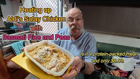 Aldi's $8.99 Satay Chicken Review 🇦🇺 High-Protein Meal Worth It 🇦🇺