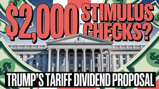 Trump Pushes $2,000 Stimulus Checks from Tariff Revenue | 2025 News
