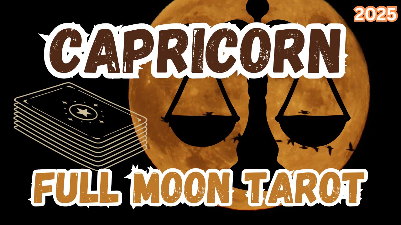 Capricorn ♑️ - Full Moon 🌕 in Libra Tarot Reading #tarot #tarotary #capricorn