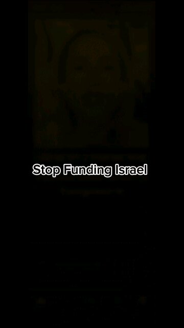 STOP FUNDING ISRAEL