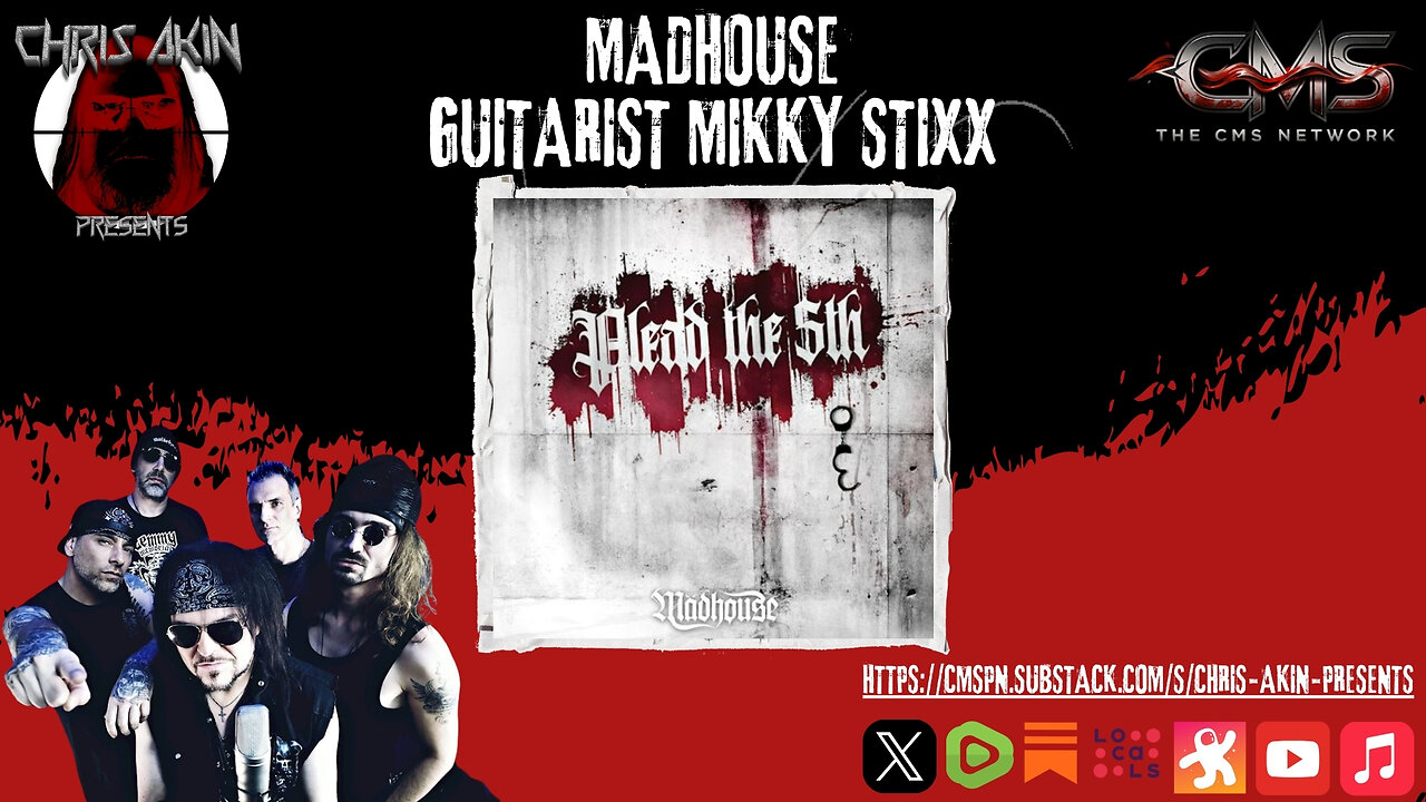 Madhouse's Mikky Stixx: Glam Metal, Austria & "Plead The Fifth"! (Commercial Free)