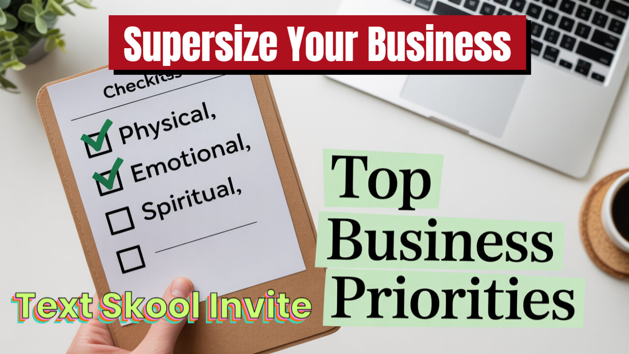 Your Business Life Framework Priorities To Supersize Your Business?