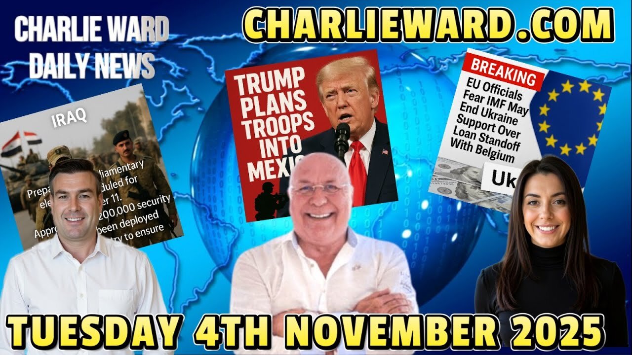 CHARLIE WARD DAILY NEWS WITH CHARLIE WARD, PAUL BROOKER & DREW DEMI TUESDAY 4TH NOVEMBER 2025