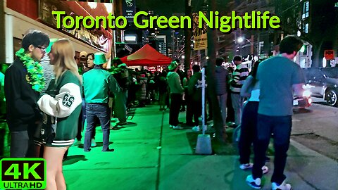 Toronto hottest Nightlife 🔥 St Patrick’s Day Canada 🇨🇦