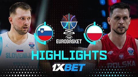 Slovenia 🇸🇮 vs Poland 🇵🇱 _ 1XBET Highlights _ FIBA EuroBasket 2025
