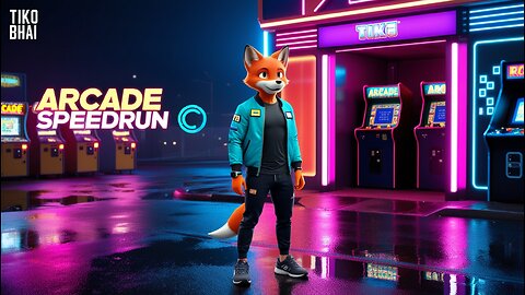 Arcade Speedrun 🎮✨ | 9 Games, 1 Fox, Zero Excuses | Tiko Bhai Vlog 45