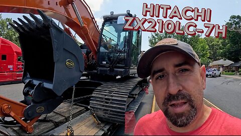Hitachi ZX210 from Carlisle, Pa to Chatham, Va.