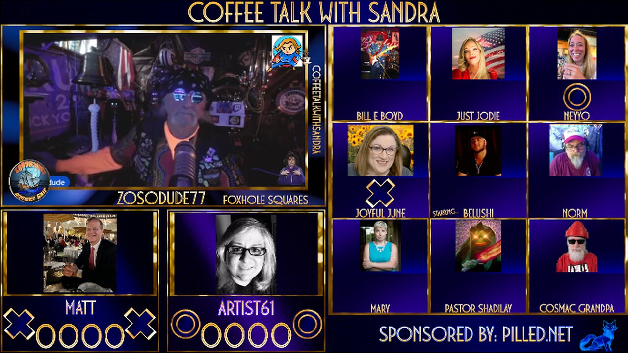 Episode 20 | Foxhole Squares | Sandra & Zosodude77 & Graham Belushi 9:00pm Est