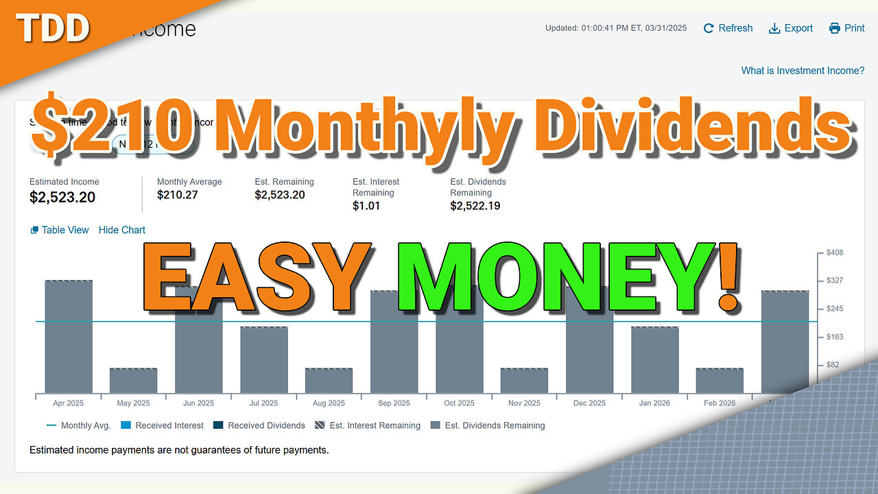 How we are making $210 Monthly Passive Income from Stocks | Dividend Dudes