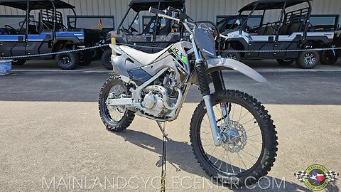 2024 KAWASAKI KLX 140R L WALK-AROUND IN GREY