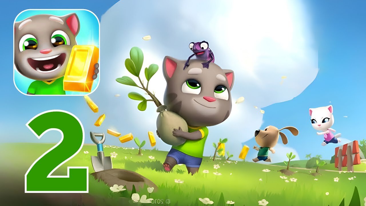 Talking Tom Gold Run - Gameplay Walkthrough Part 2 - Gold Rush (iOS, Android)
