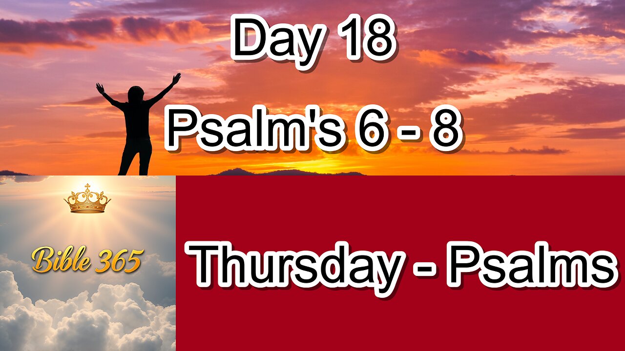 Bible 365 - Day 18: Psalms - Psalms 6-8