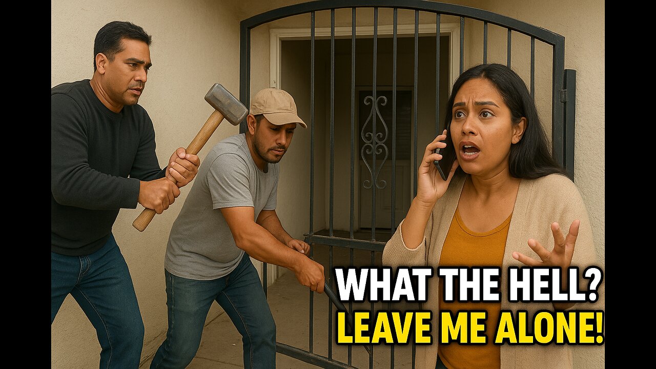 “Landlord BREAKS Gate to Evict Tenant After She REFUSED to Leave!”