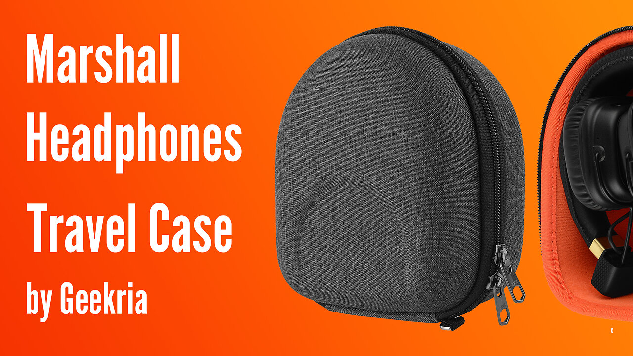 Marshall On-Ear Headphones Travel Case, Hard Shell Headset Carrying Case | Geekria