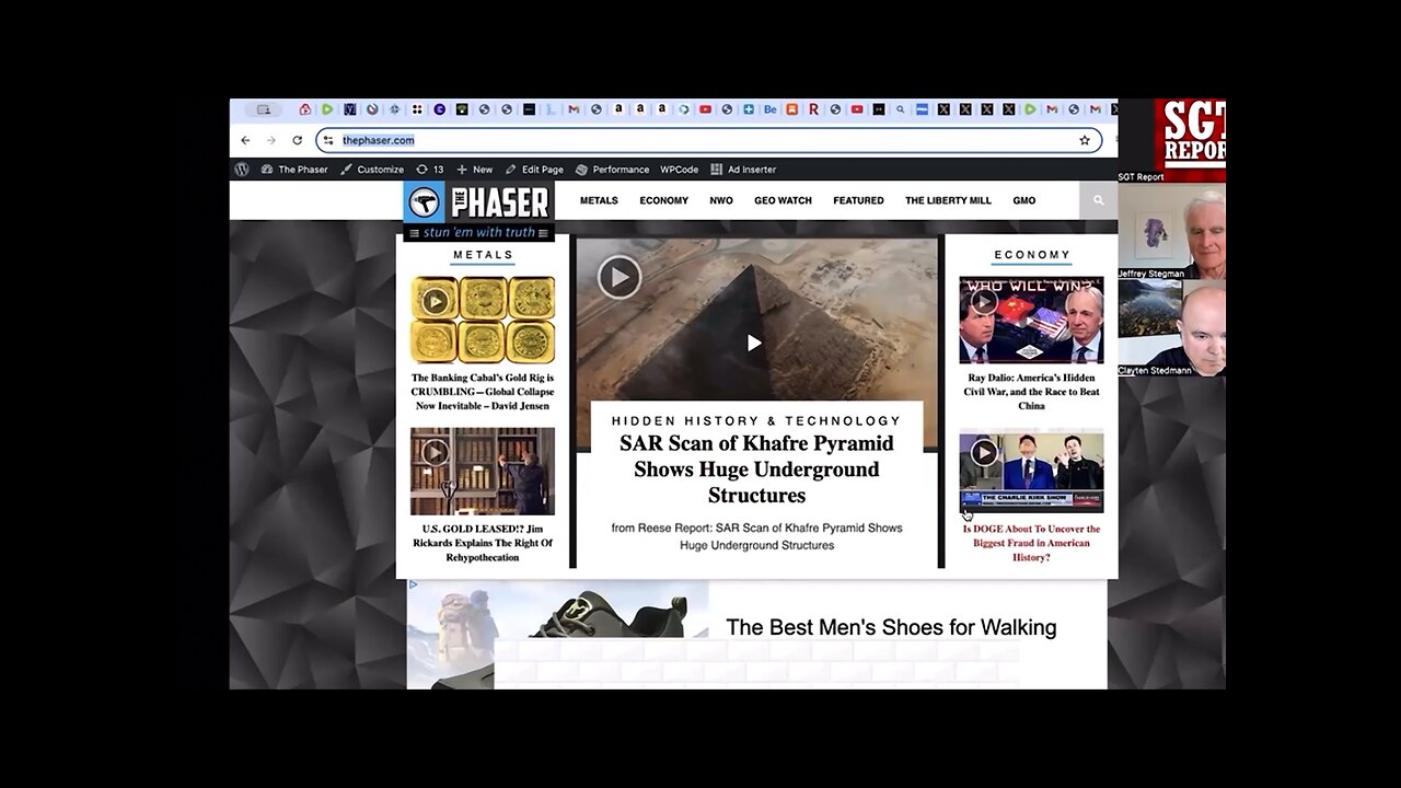 The Egyptian Pyramids, Scalar Weapons? Bible Guy SGT Talks Consciousness with Stedmann & Stegman
