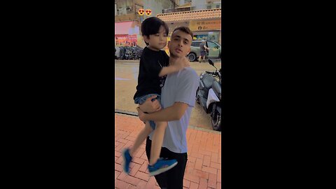 My friend with cute baby