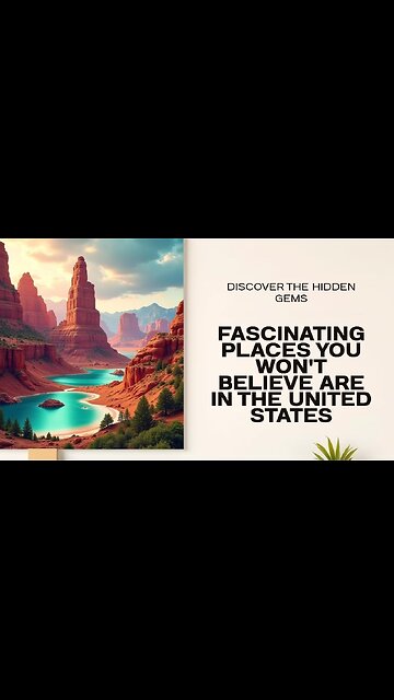 Fascinating Places You Won't Believe Are in the United States. #usa #viralshorts