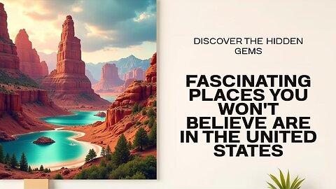 Fascinating Places You Won't Believe Are in the United States. #usa #viralshorts