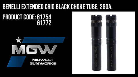 Benelli Extended Crio Black Choke Tube, 28ga.