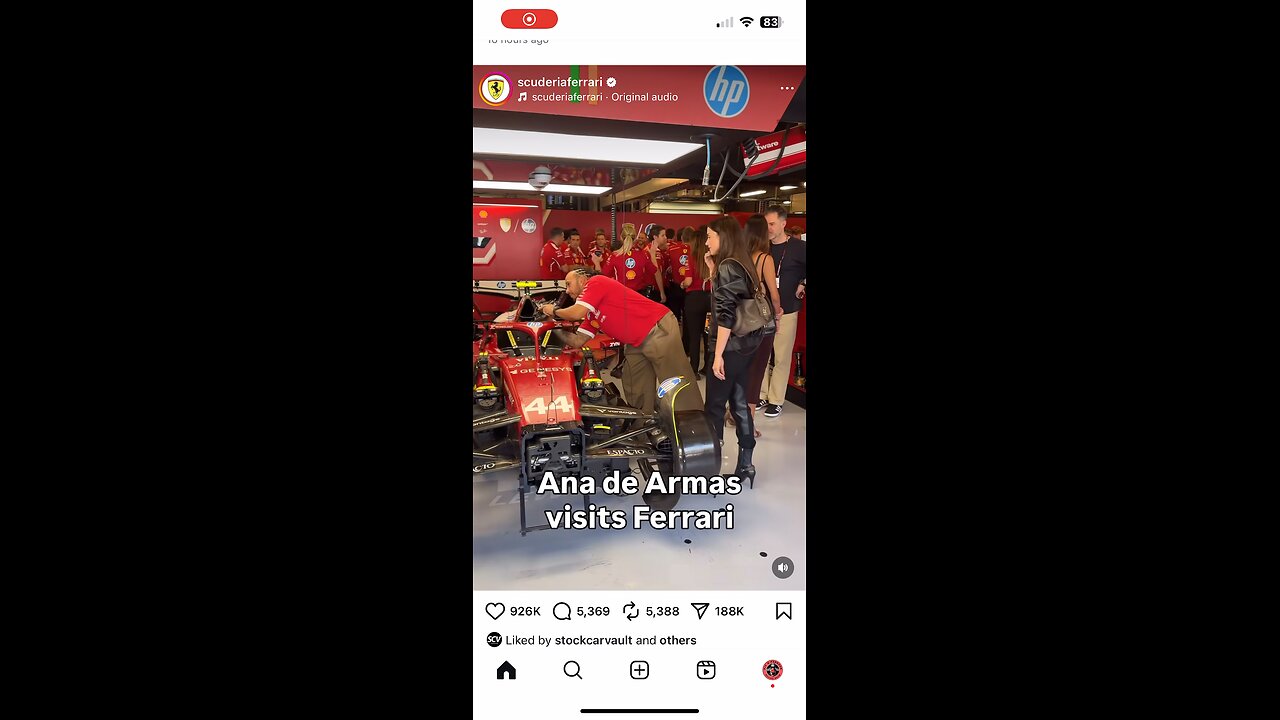 F1 Lewis Hamilton & Ana de Armas on a date in the Paddock?