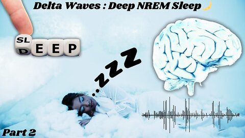 Delta Waves for Deep NREM Sleep & Melatonin Release 🌙 Binaural Beats, Brain Waves & Healing Music