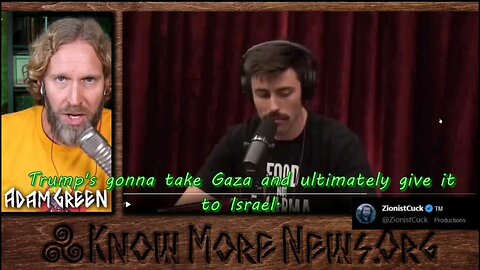 "Smoking Green With Adam" (@ZionistCuck on X)