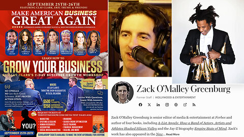 Forbes | Zack O'Malley Greenburg | Senior Editor at Forbes Shares the Real Story Behind Jay Z’s $300 Per Bottle Armand de Brignac Brand and the $60 Per Bottle Antique Gold (Featuring Clay Clark Client & Attorney Wes Carter)