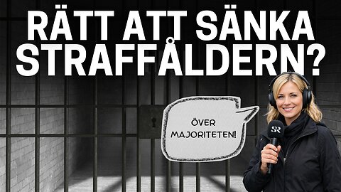 Sveriges Radio briljerar om sänkt straffålder