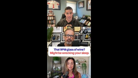That 9pm glass of wine? Might be wrecking your sleep.