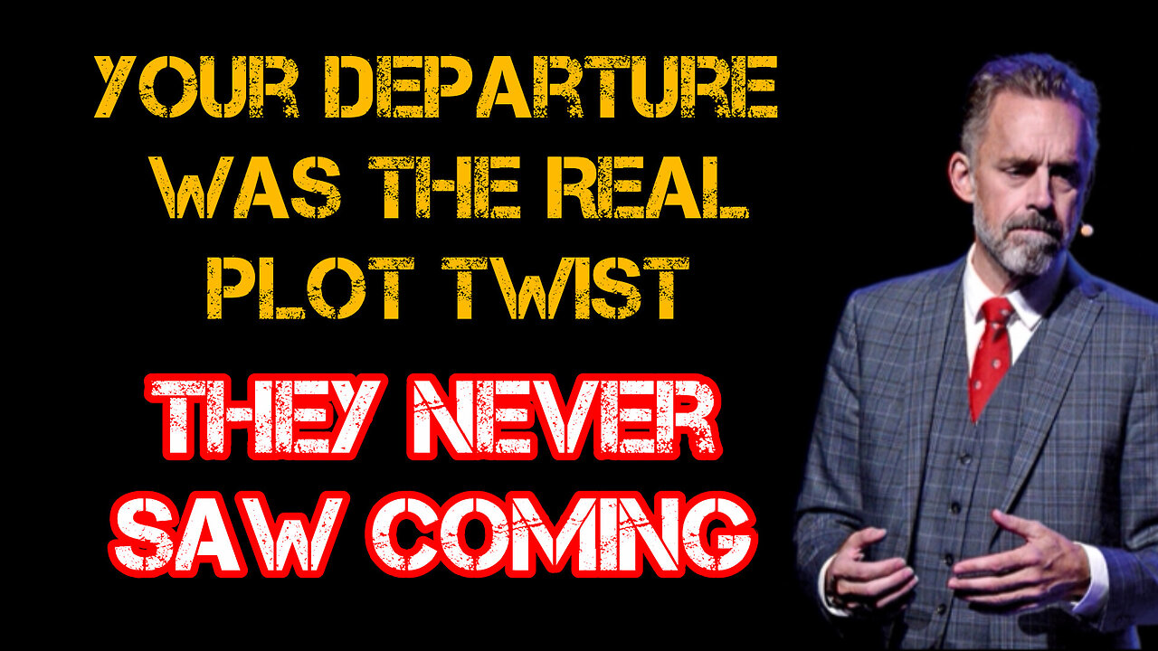 Your DEPARTURE was the REAL plot TWIST - They NEVER saw COMING