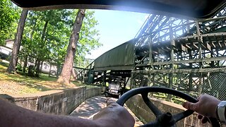car ride at Knoebels amusement resort