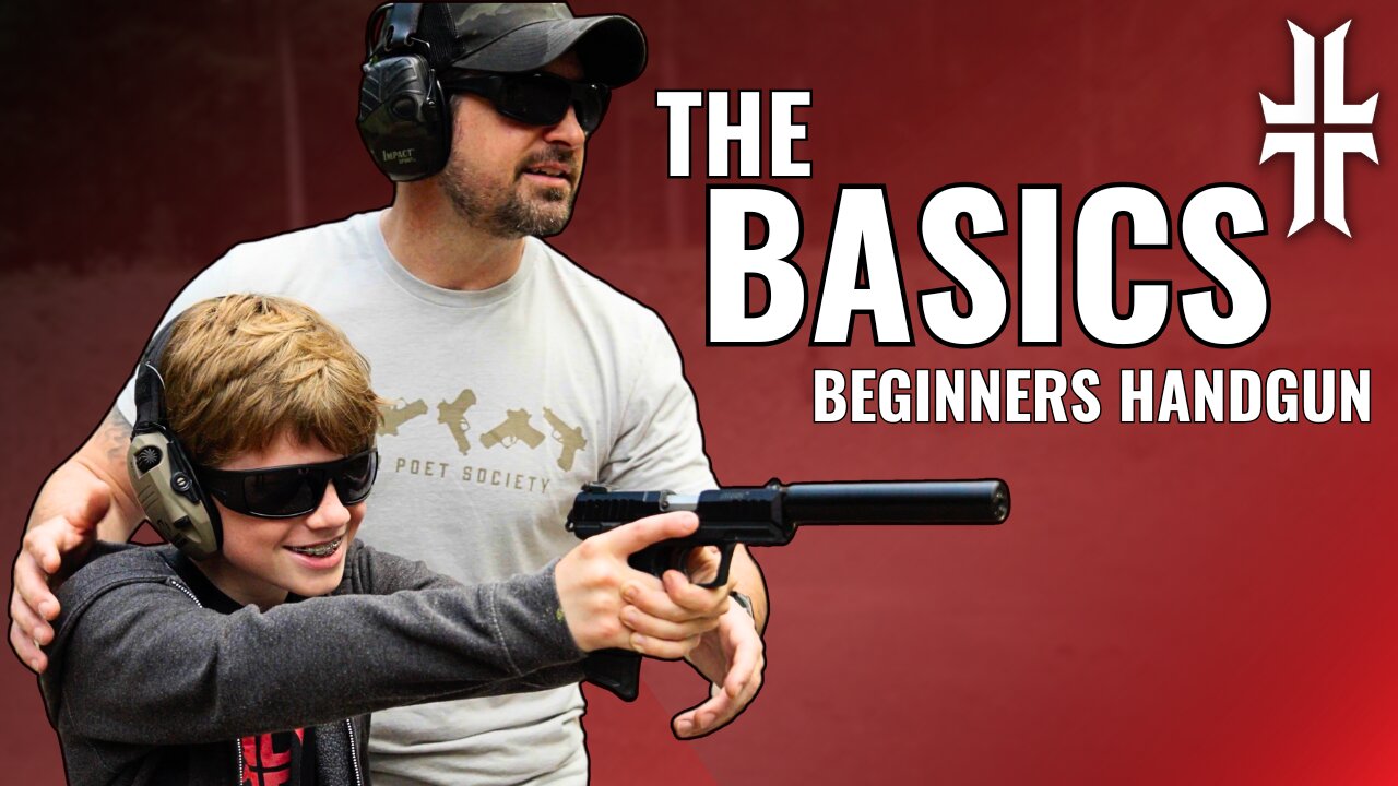 John Lovell Teaches His Son How To Shoot A Handgun
