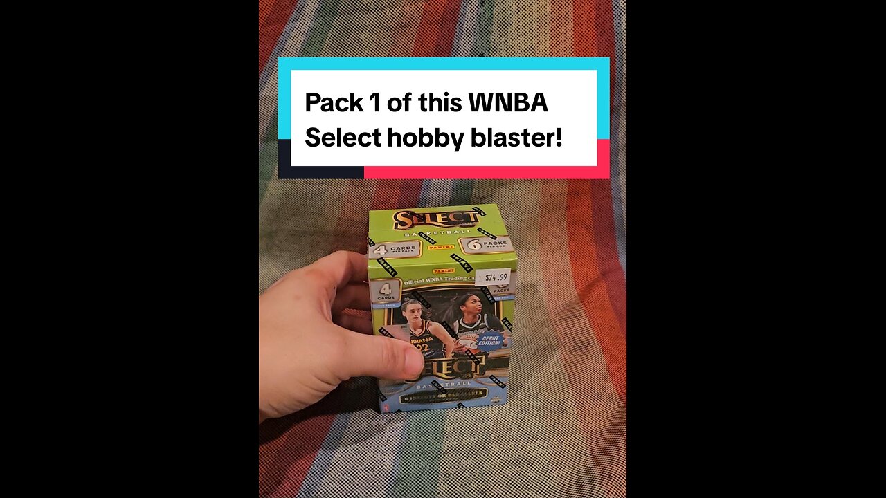 Pack 1 of this WNBA Select hobby blaster