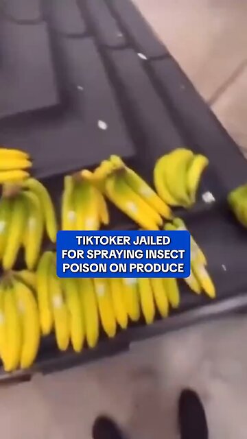 Man sprays bug spray on grocery produce in viral prank, sparking outrage and investigation